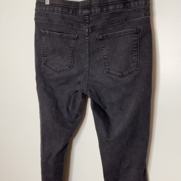 Jordache Women Black Pull On Elastic Waist Jeggings Stretch Jeans Size Large - Picture 8 of 11